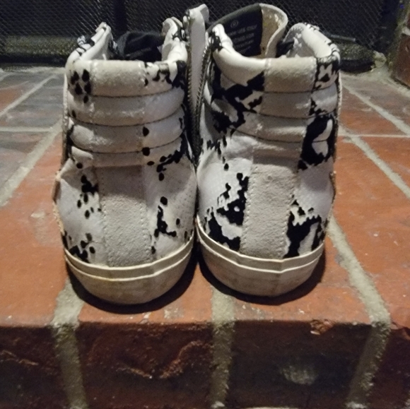Golden Goose | GGDB Snake and Tortoise Print Slides Hi Top Sneakers - Picture 7 of 15